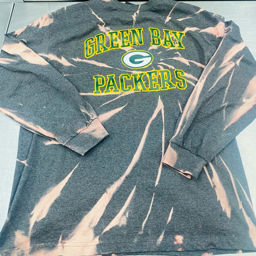 Green Bay Packers Tie-Dye Long Sleeve Shirt